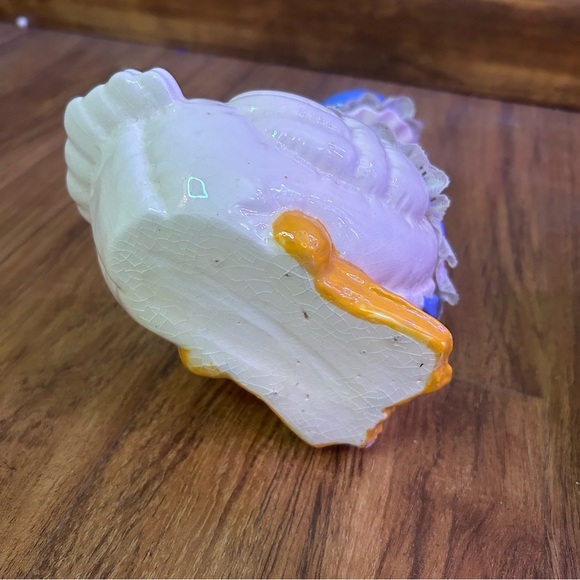 Charming Ceramic Duck Figurine Vintage goose planter approx 8” - Picture 6 of 7